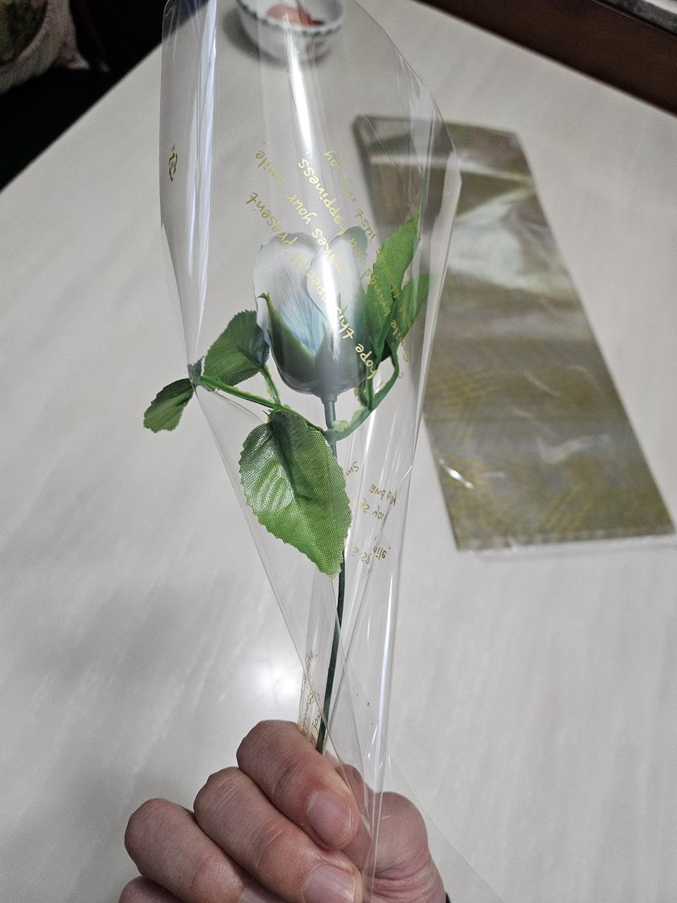 꽃 한송이 비닐팩 89개