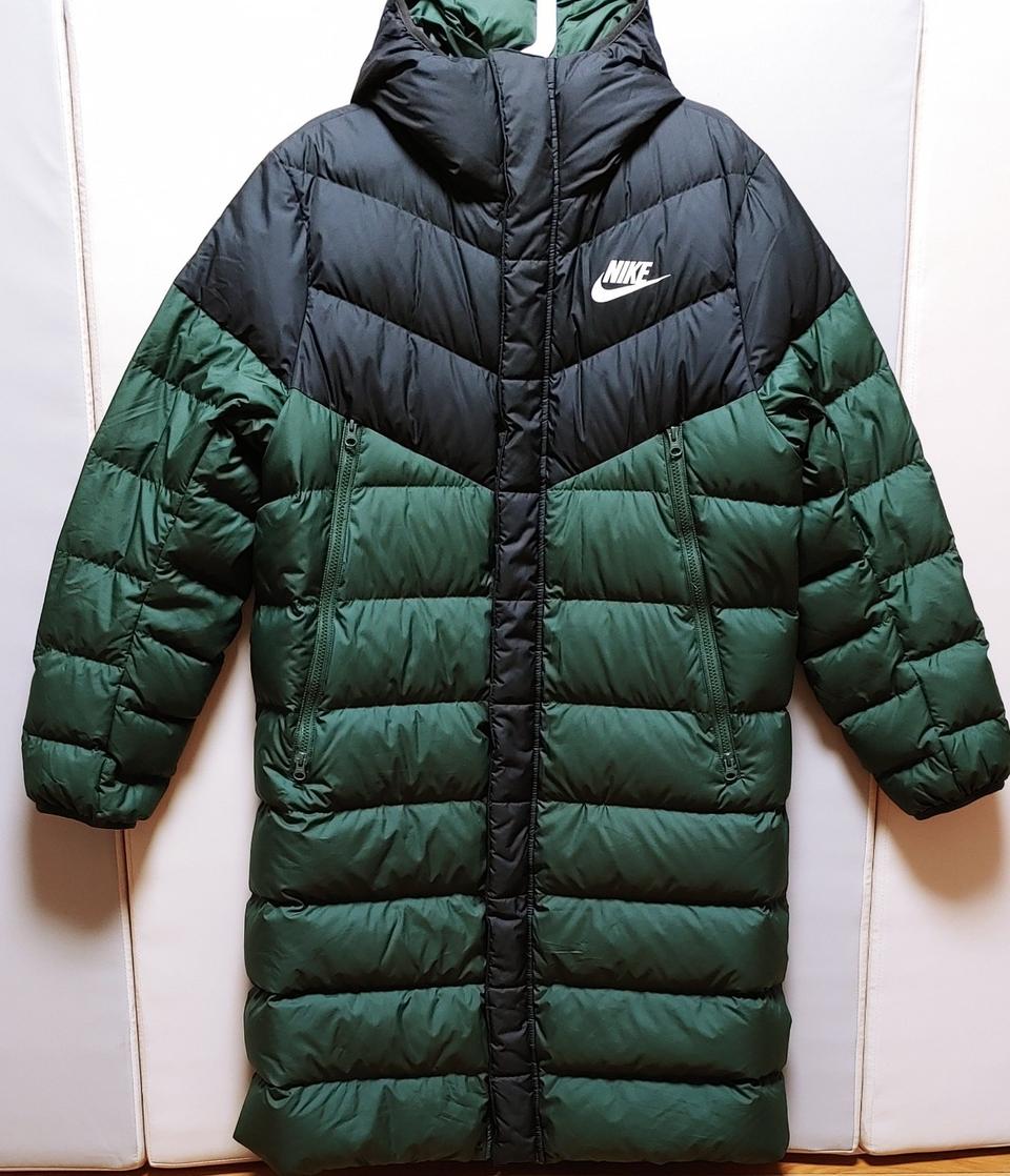 [XXL] 나이키 덕다운 롱패딩점퍼 블랙카키1359