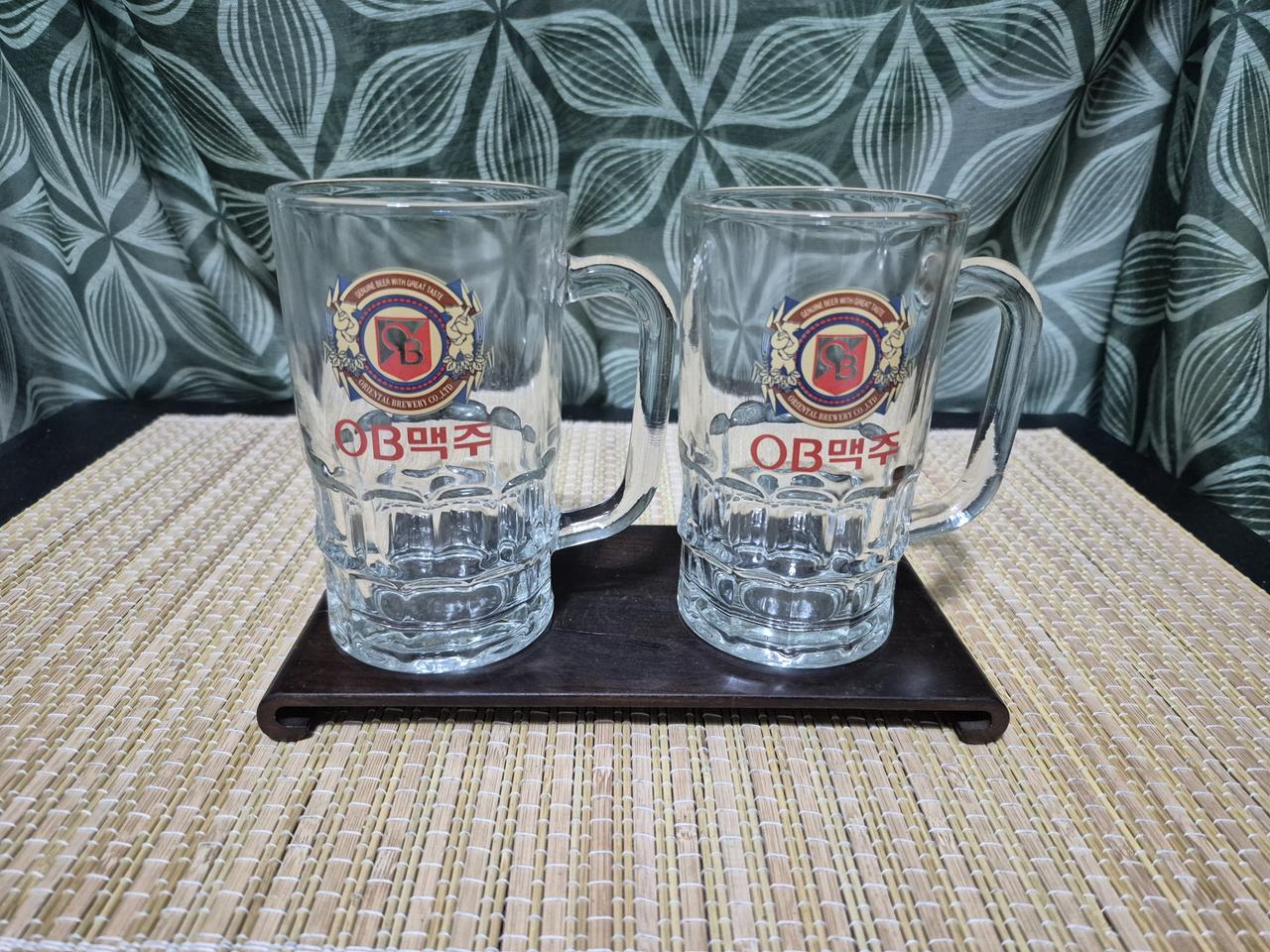 OB 맥주잔