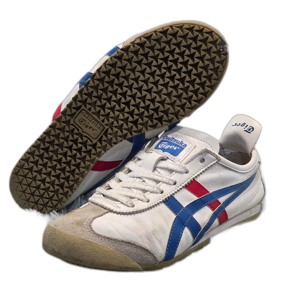 7q-8:오니츠카타이거 멕시코 66 화이트\블루\레드 (22.5cm)