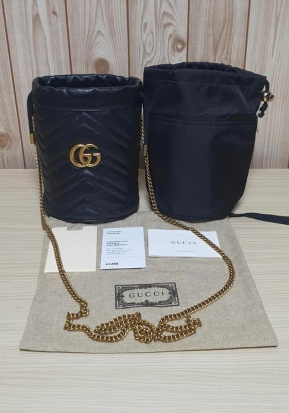 구찌 마몬트 바틀라세 크로스백