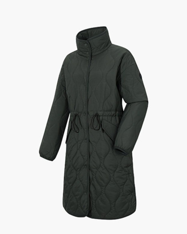 022 코오롱 퀼팅 스트링 롱패딩