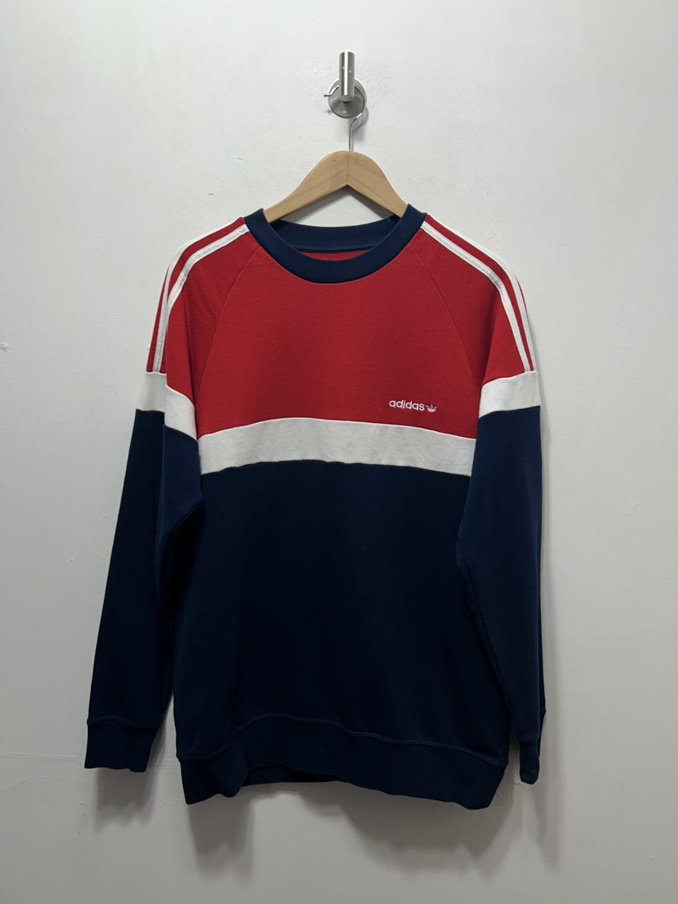 아디다스 투톤 라운드 105 맨투맨