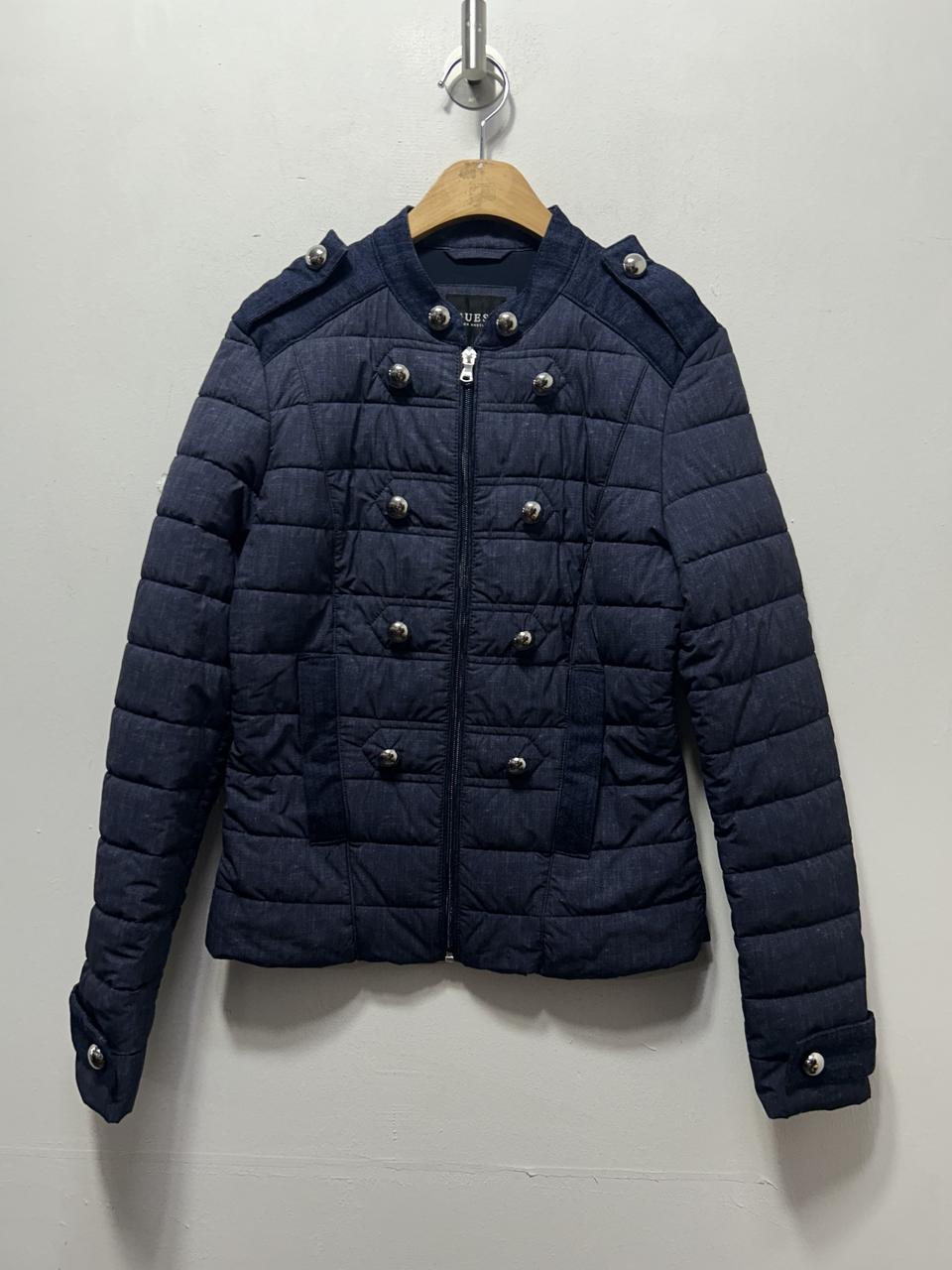 게스 투버튼 경량 패딩 자켓 S