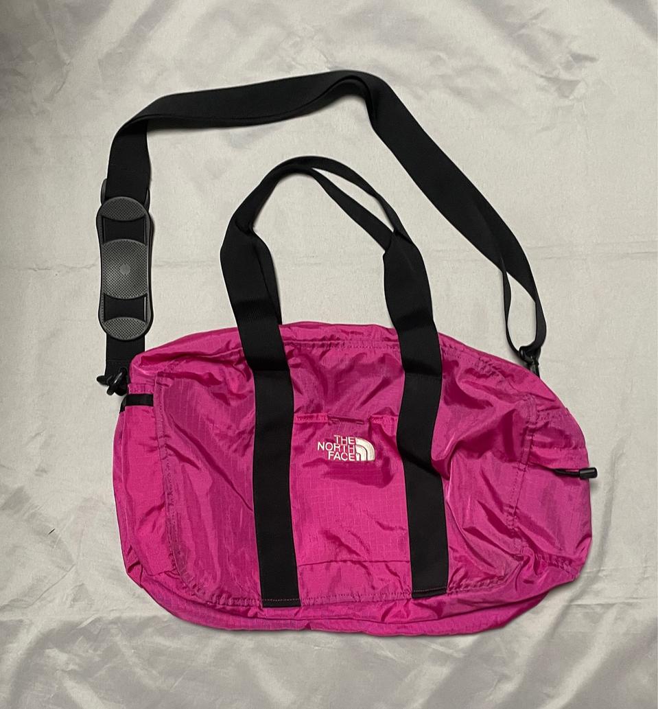 노스페이스 망치백 더플백 핑크