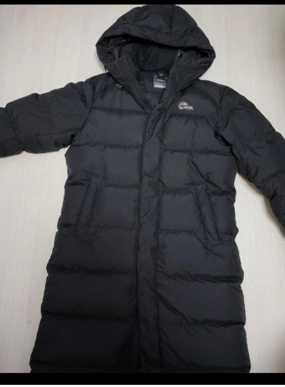 네파 구스롱패딩 남100L