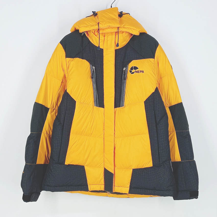 네파800 여성 후드탈부착 덕다운패딩 옐로우오렌지 (HU41687)