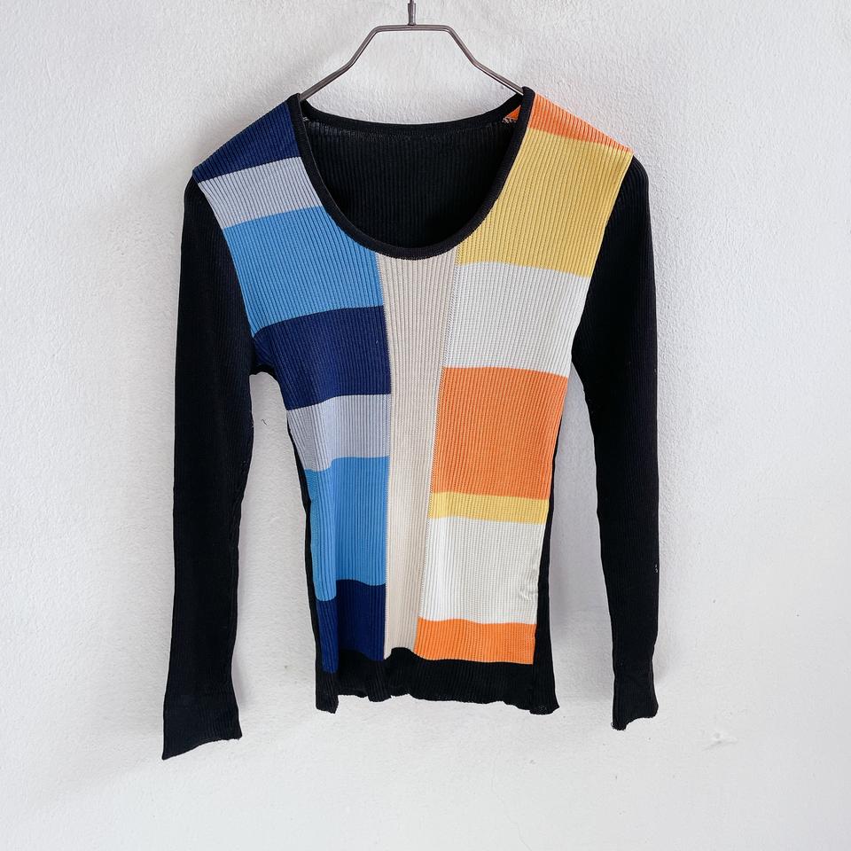 55) 일본빈티지 골지 니트