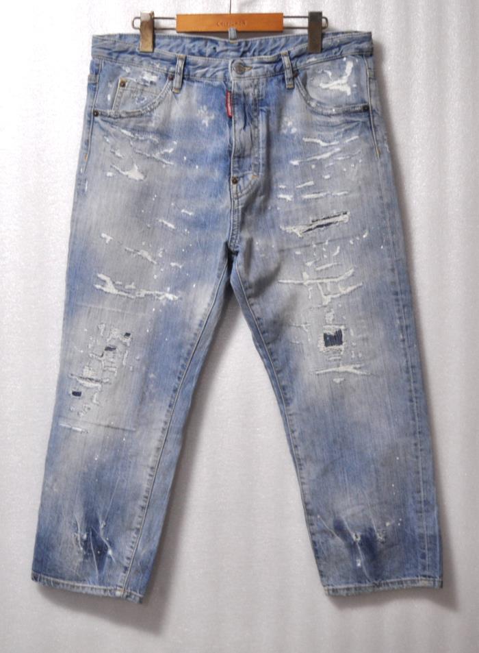 디스퀘어드/남성디스트로이드팬츠(허리30)정품