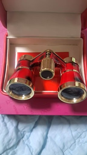 콘서트.연극관람.망원경.휴대용.품격.정품.보증서.레드골드.새상품.
