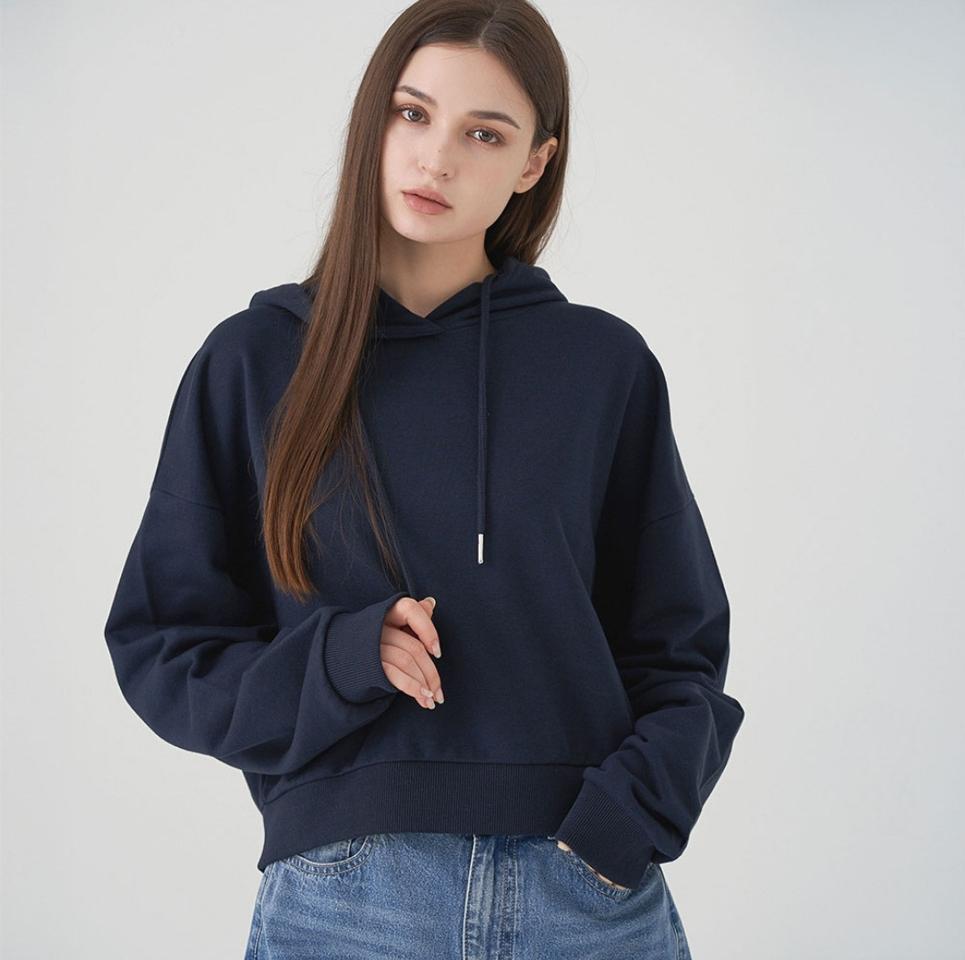 세미크롭후디 반크롭 L사이즈