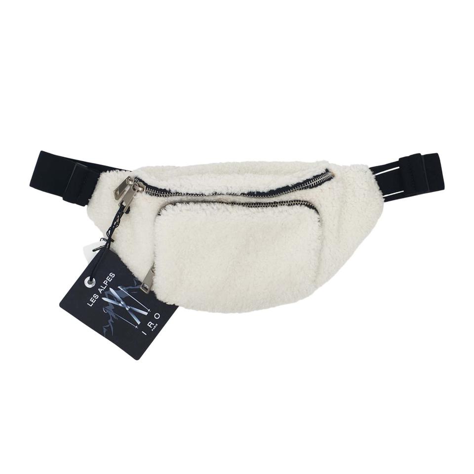 [새상품] 이로 IRO 로고 밴딩 후리스 명품 힙색 크로스백 가방