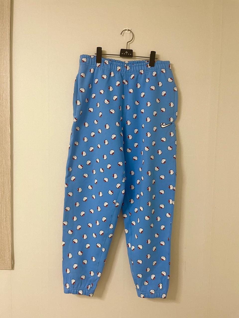 나이키 키티 한정판 기모 조거팬츠