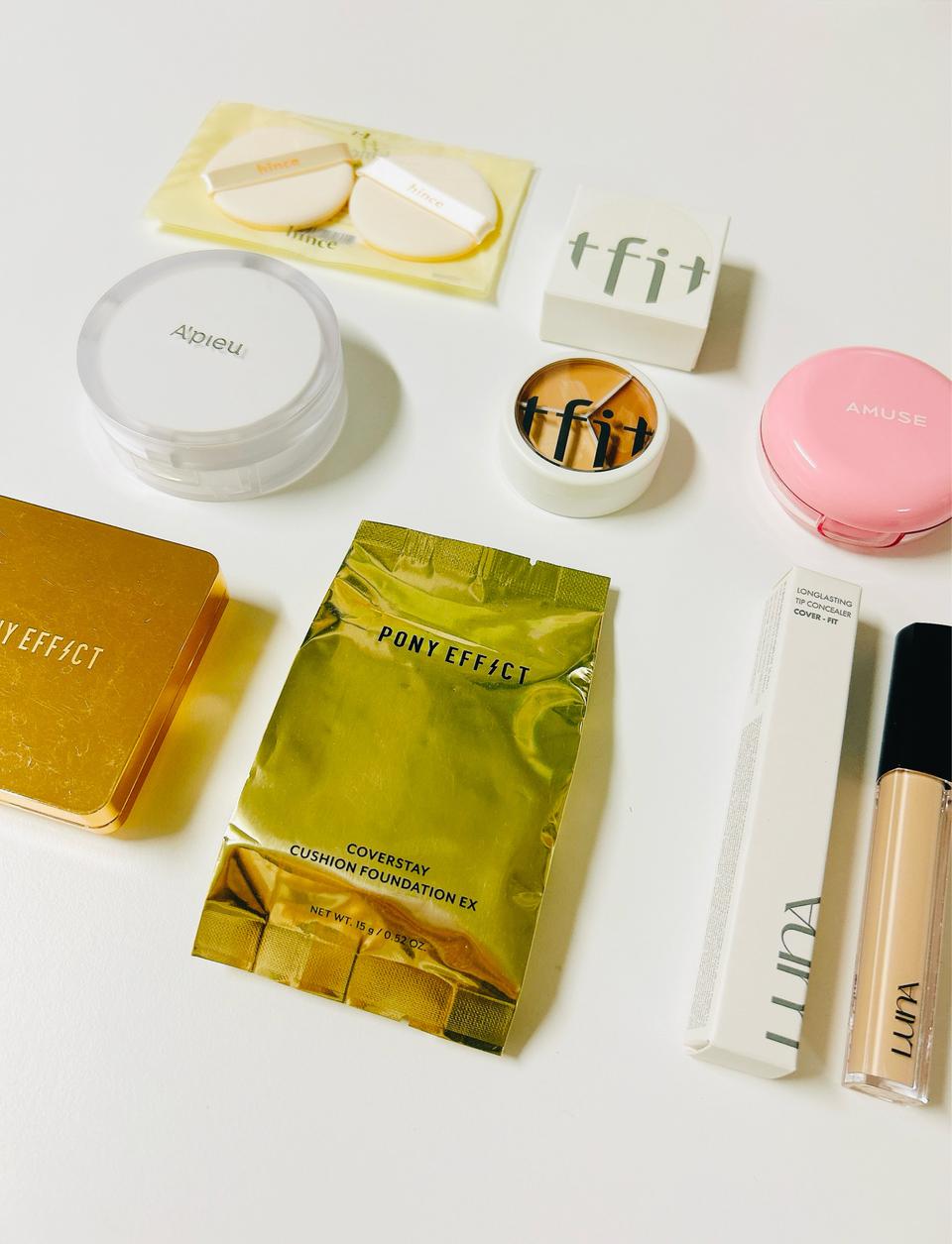 여성 베이스 화장품 일괄판매(포니이펙트,어뮤즈,어퓨,루나,티핏
