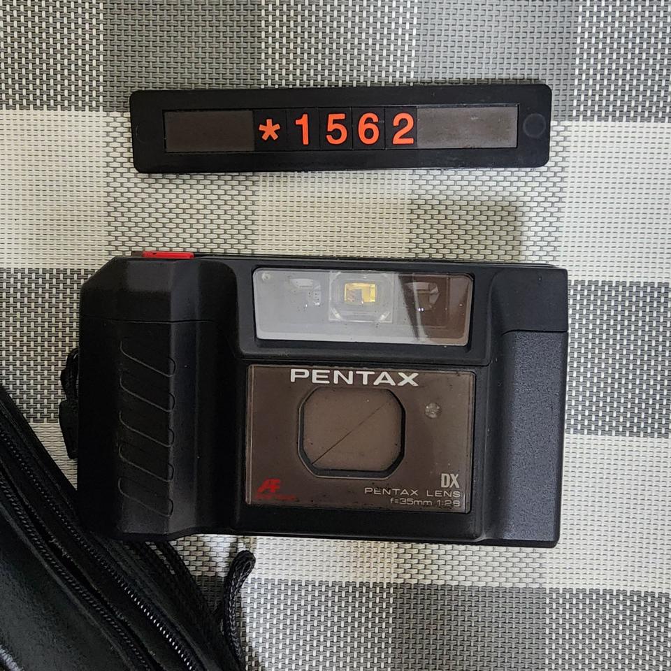 펜탁스 PC-555 DATE 필름카메라 파우치포함
