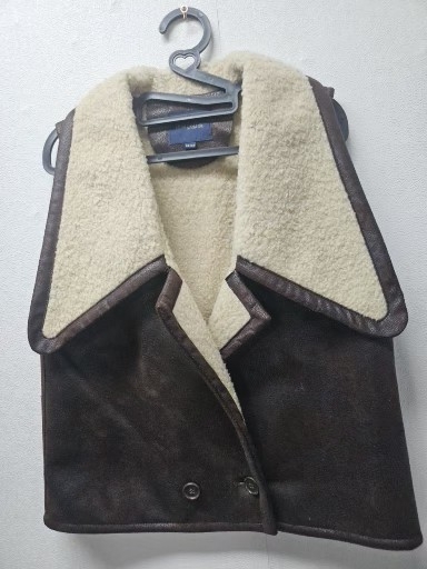 무스탕 조끼 브라운  55