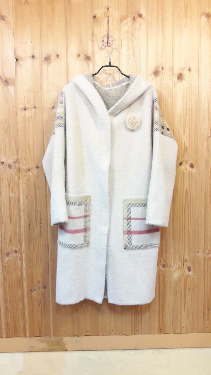 * 밍크 페이크 퍼 롱 코트 (새상품)*