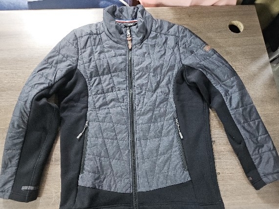 아이더 퀼팅 패딩 자켓 그레이  95