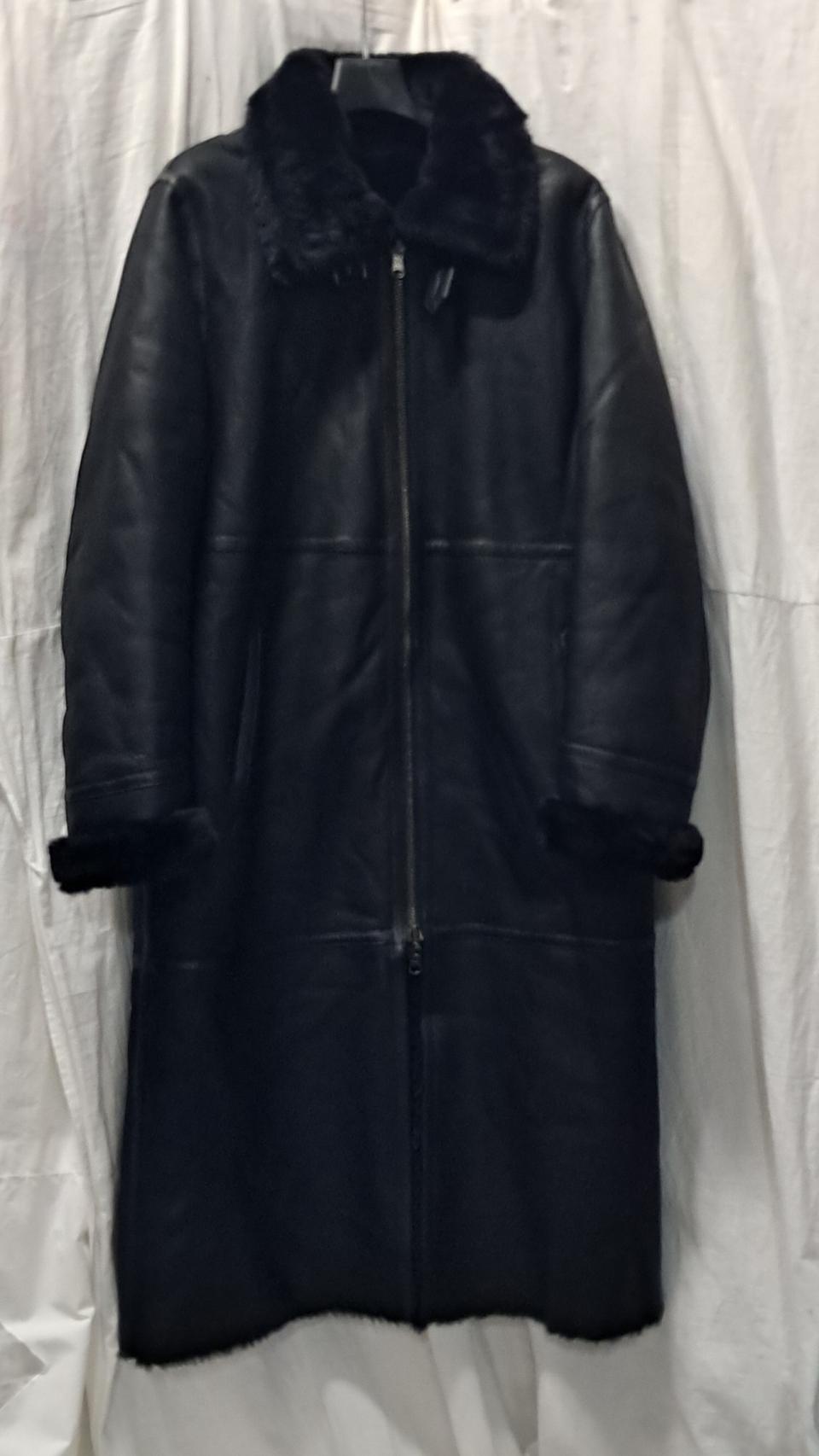 카시바디 양가죽 양털 롱 무스탕