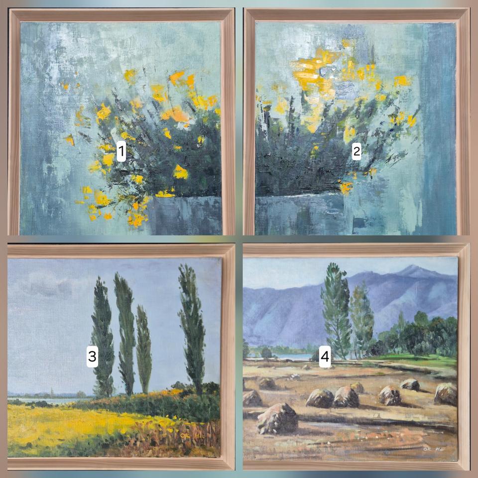 이옥희 서양화가-10호(4점-선택)작품보증서