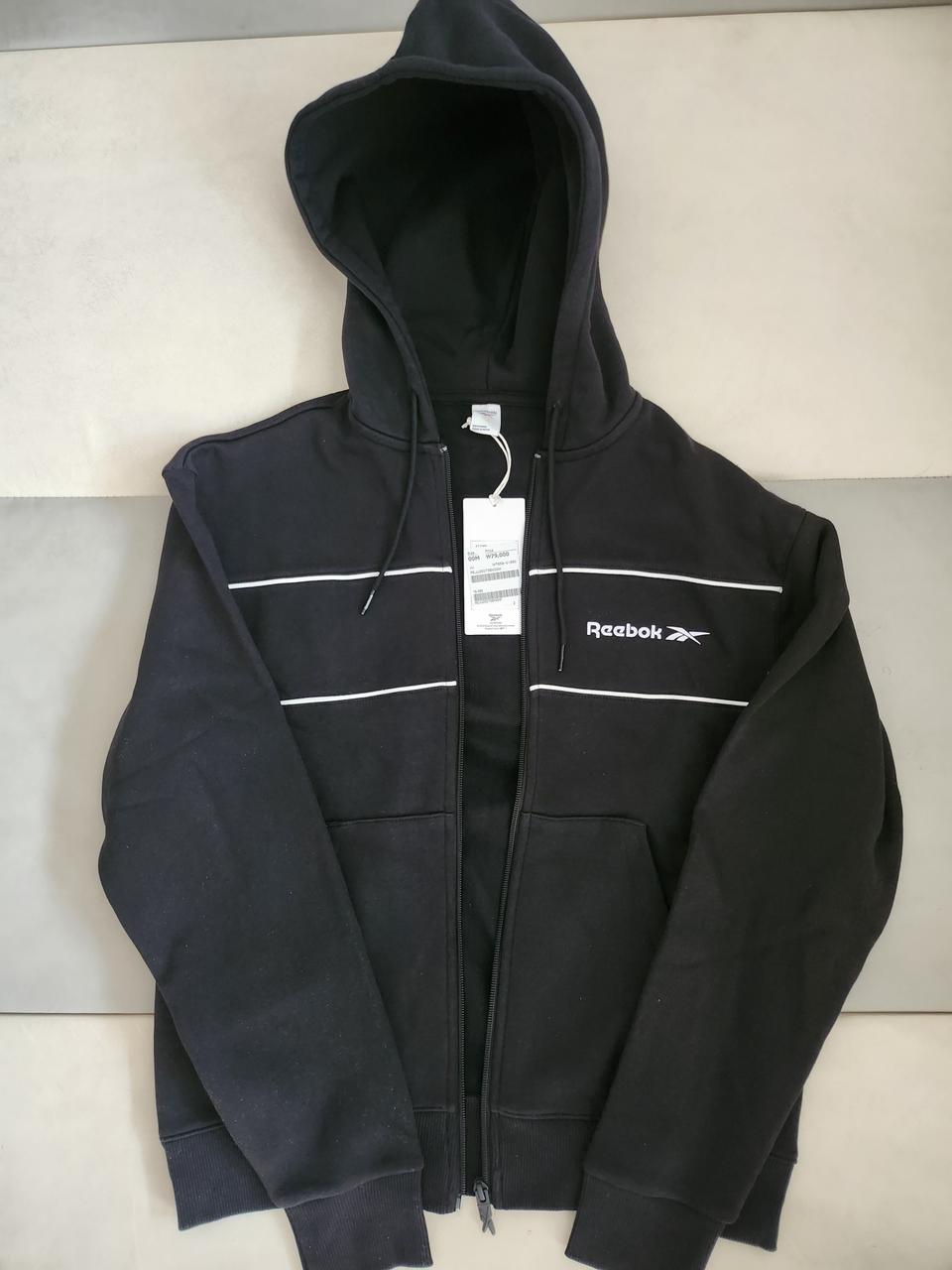 리복 정품 후디 집업 새제품 헬스 런닝 축구 족구 풋살 등산 캠핑 낚시