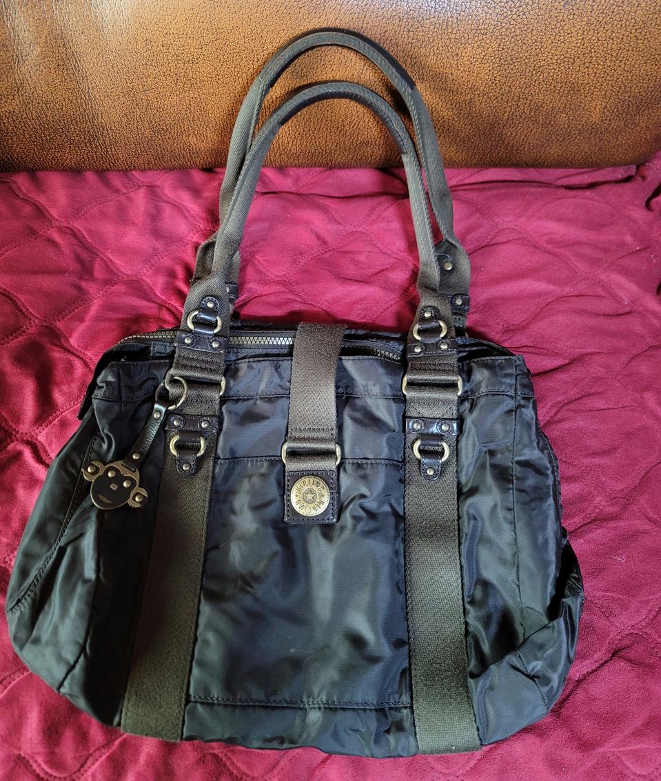 키플링 숄더백 블랙