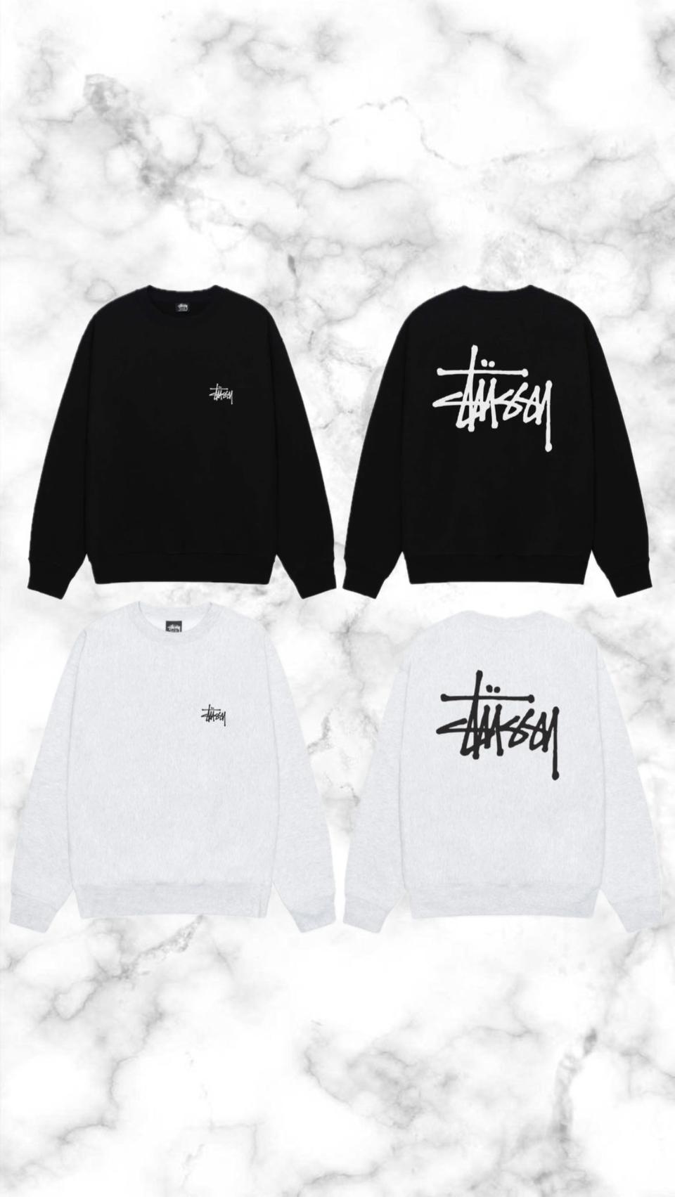 [마지막특가] 정품 스투시 베이직 맨투맨