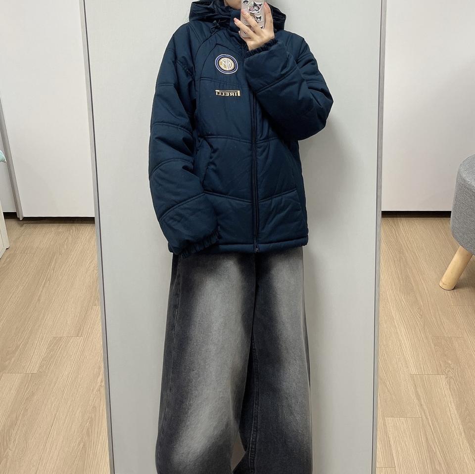 나이키 00s 인터밀란 인테르 네이비 골드 패딩 점퍼