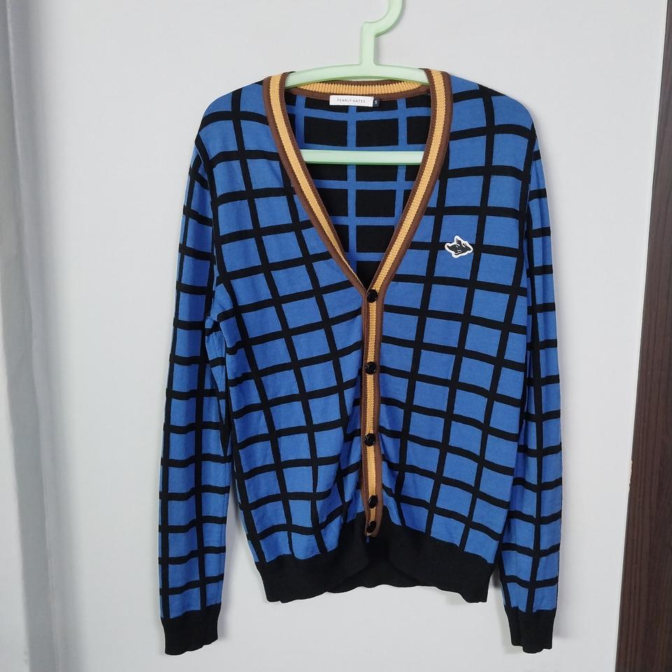 파리게이츠 모소재 니트 가디건 슬림 남자100