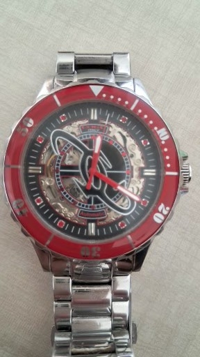 지름4cm.코구의 명작.s급.오토.유광시계줄.이태리 정품입니다.특수코팅.