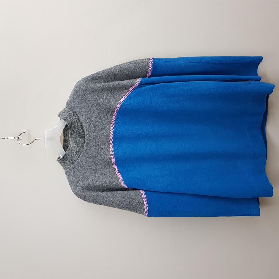 한섬 시스템 배색 스티치 포인트 데일리 니트 F사이즈