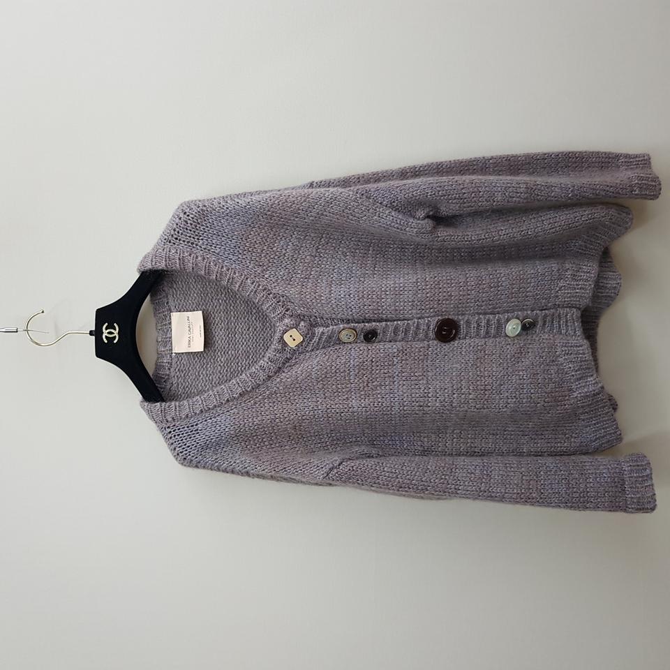 에리카카발리니 모헤어 울 블렌드 버튼 믹스 가디건 S사이즈