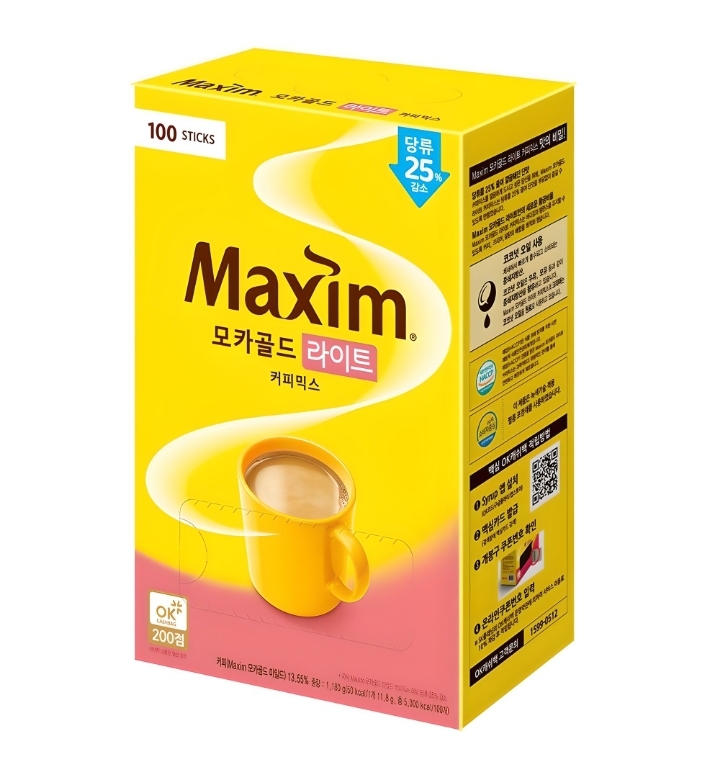 무배 맥심 모카골드 라이트 커피믹스 50T.100T