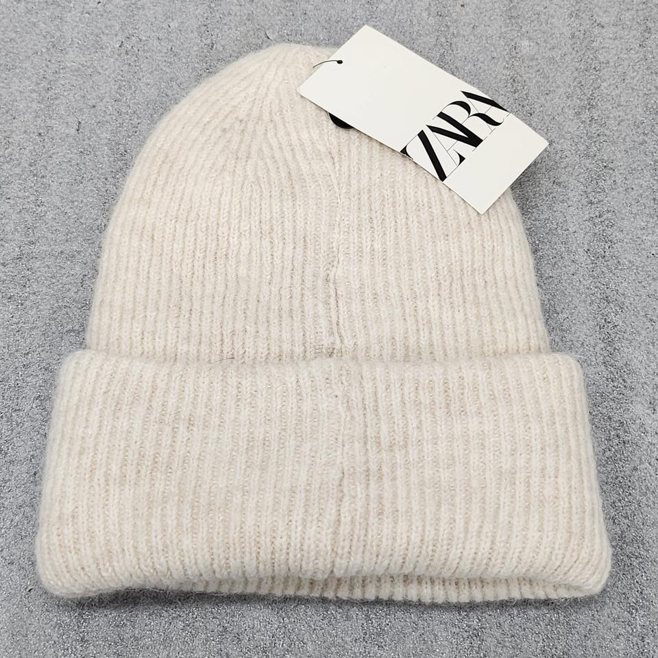 미착용 자라 정품 니트 비니,M사이즈 52cm