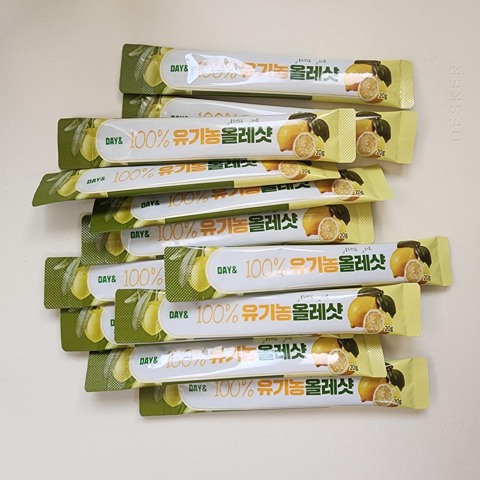 참앤들황토농원 데이앤 유기농 올레샷 스틱 20g 12포 올리브오일 레몬즙