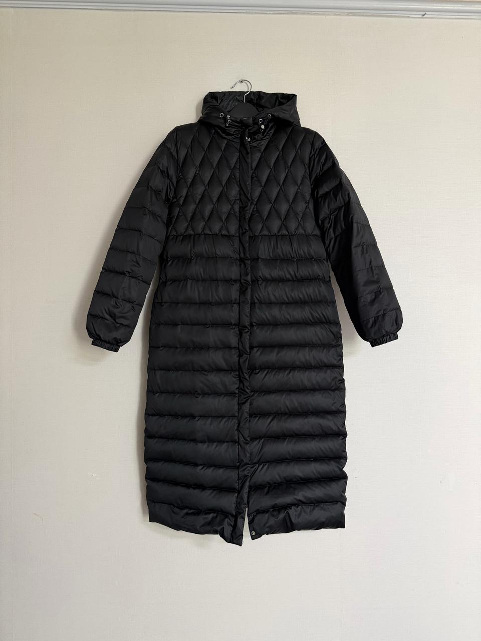 산드로 후드 롱패딩