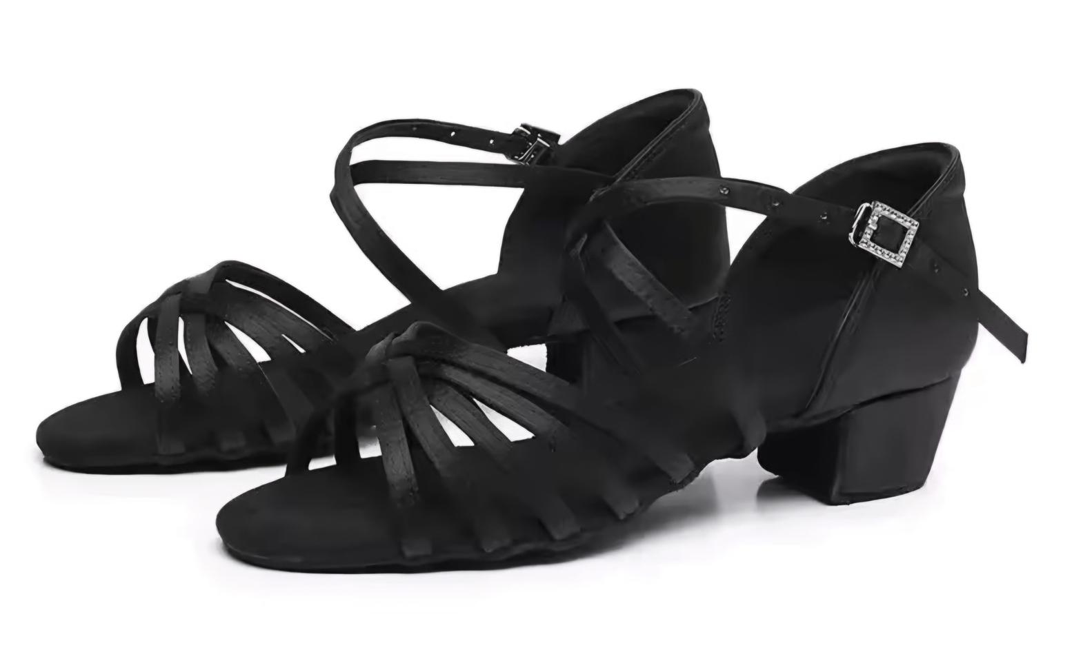 새상품)댄스화 블랙-255mm