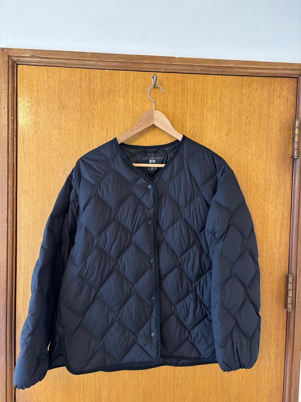 유니클로 울트라라이트 다운 블랙 패딩