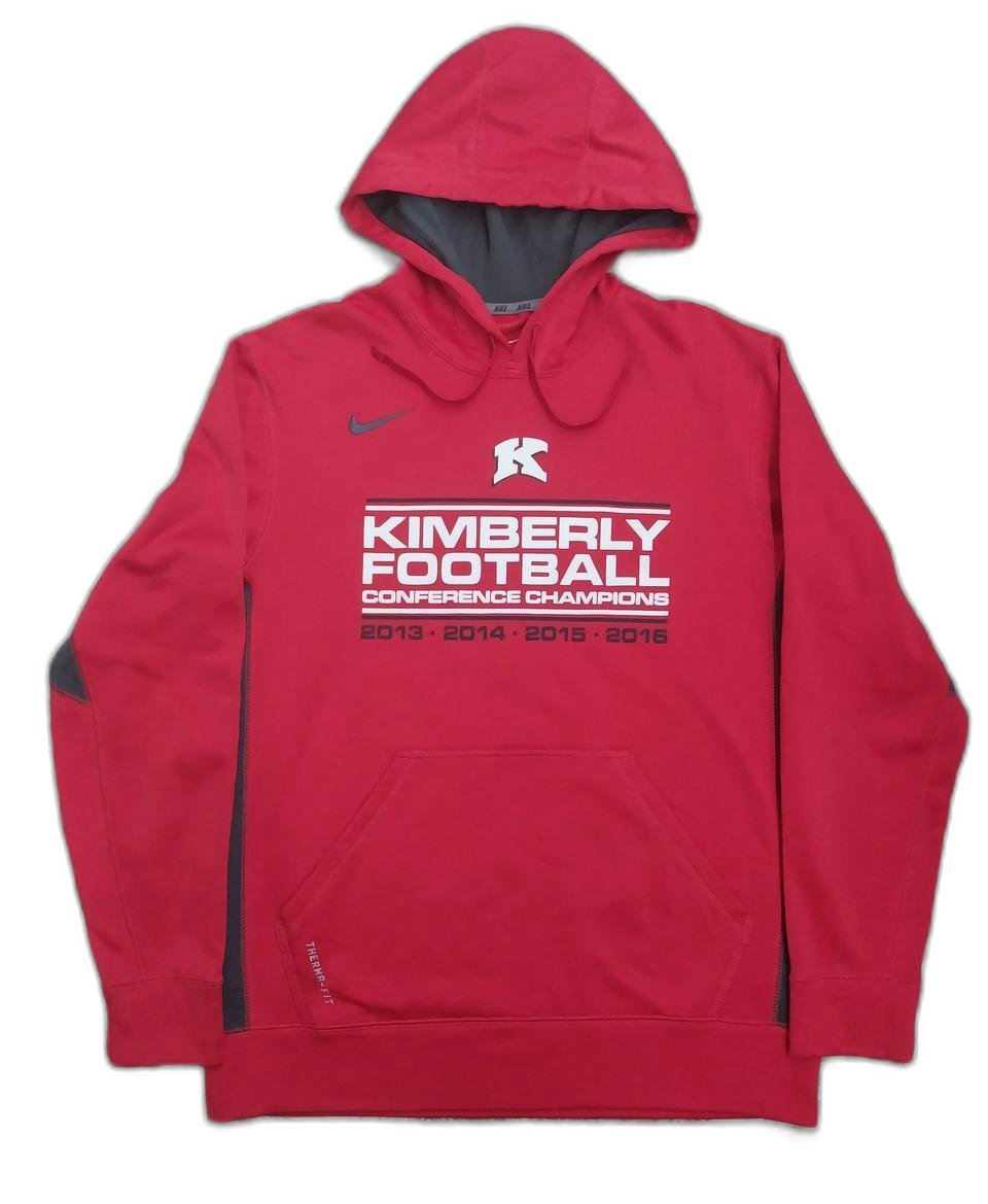 나이키 킴벌리 풋볼 후드티 레드 M