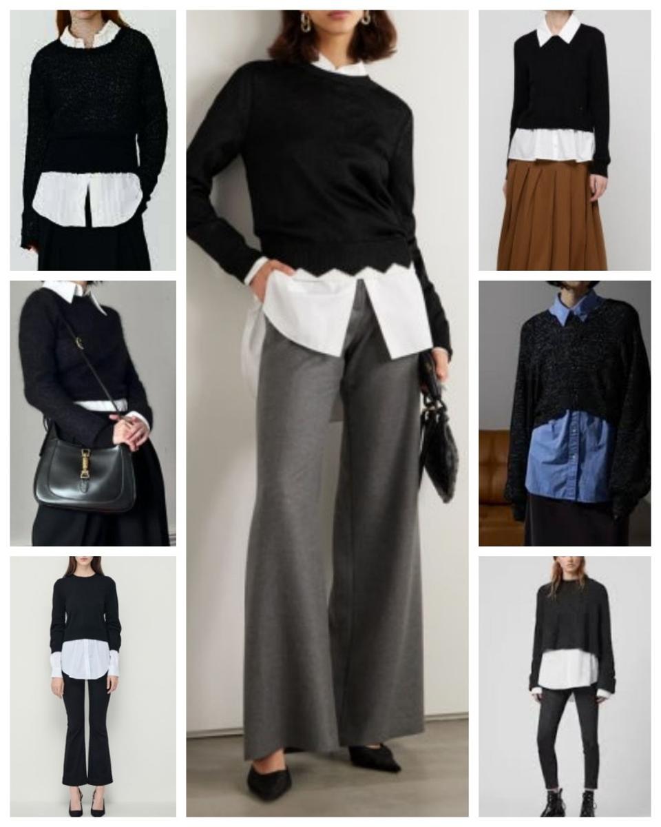 CK 크롭 니트 탑 (S/55~66)