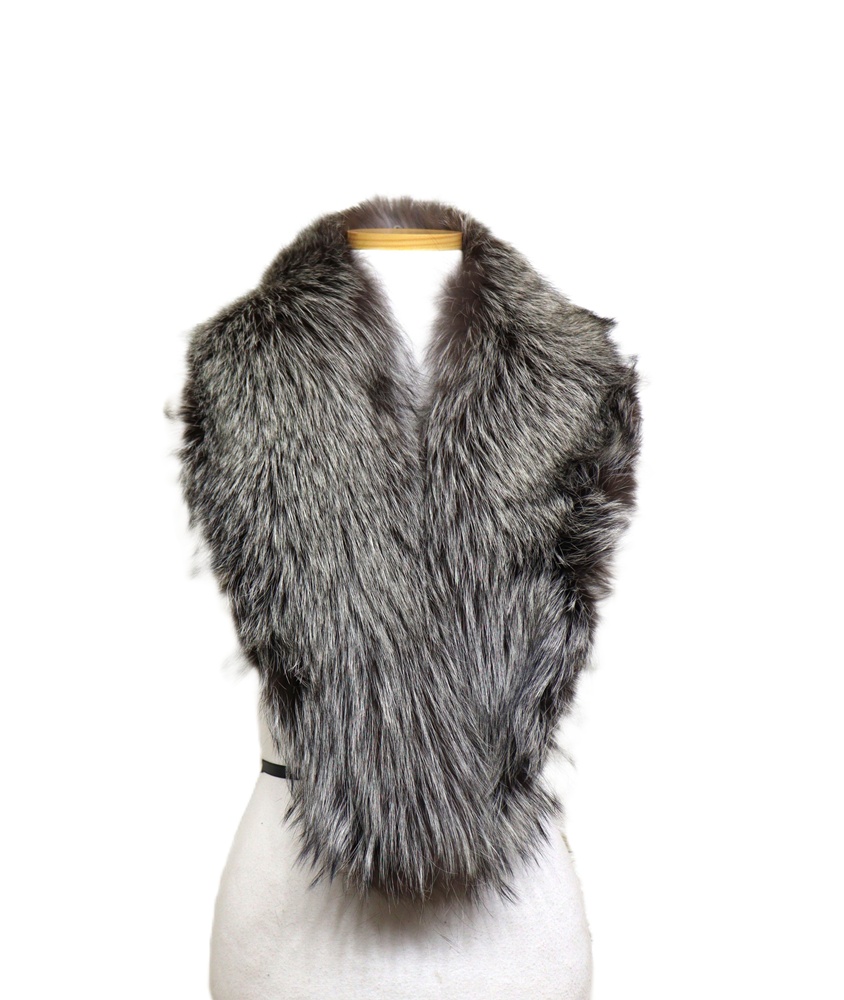 R44 폭스 여성 넥워머(집게)/천연모피(너구리)라쿤/사놀까