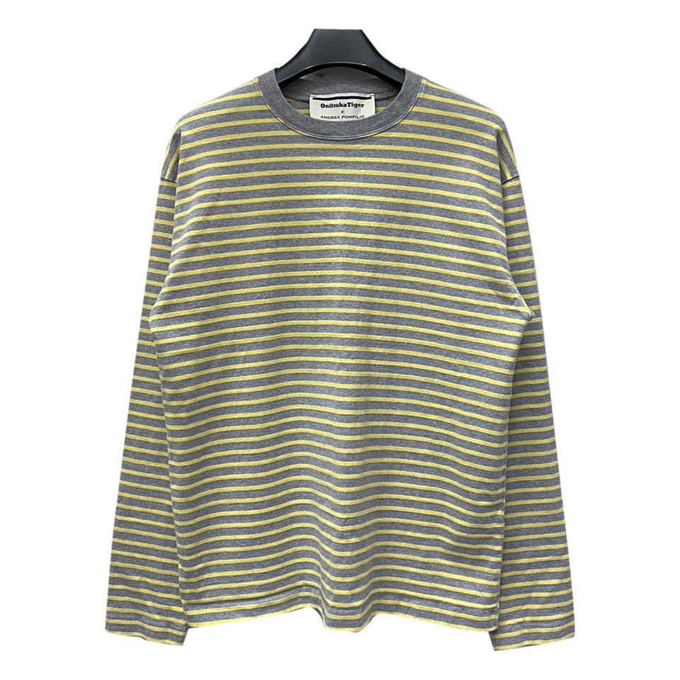 오니츠카타이거 x 안드레아 폼필리오 스트라이프 긴팔 롱슬리브 L