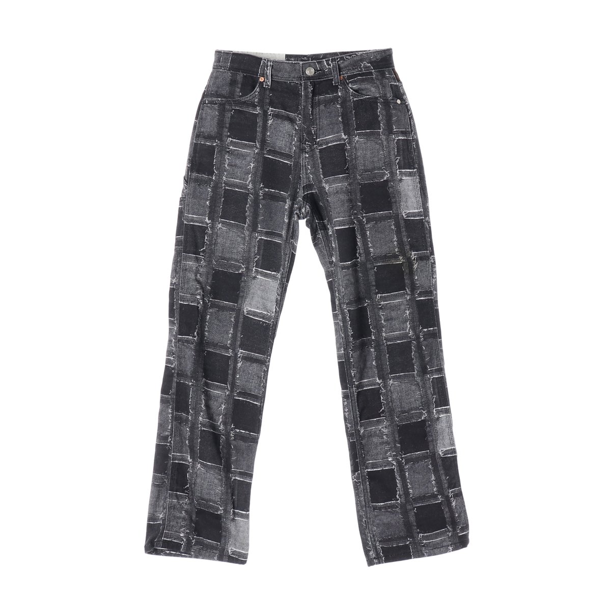 앤더슨벨 패치워크 데님팬츠 청바지 블랙 S
