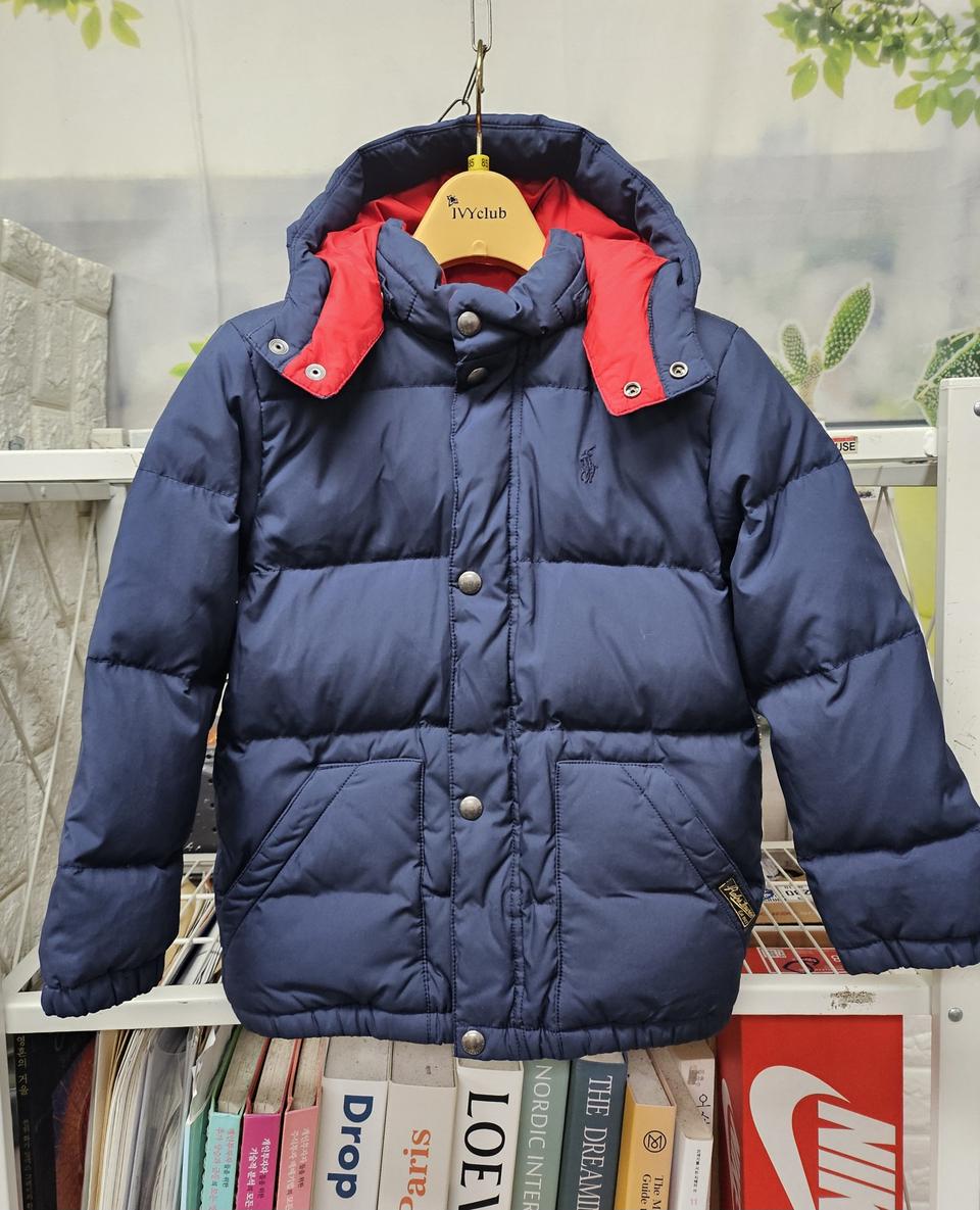 폴로랄프로렌 키즈패딩 6세 후드덕다운패딩 XD58