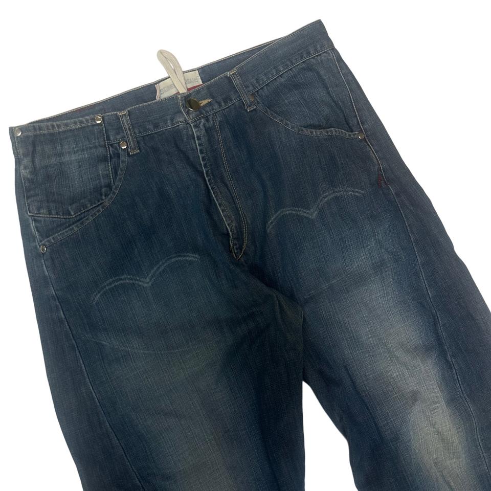 리바이스 엔지니어드 와이드워싱데님진 34