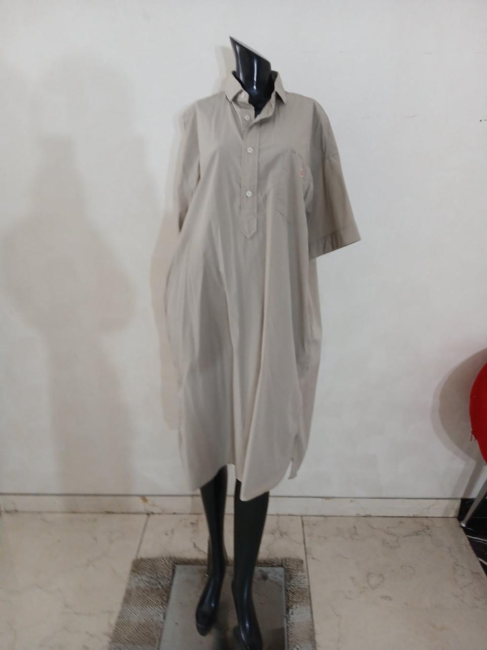 023 단톤 오버핏 셔츠형 원피스