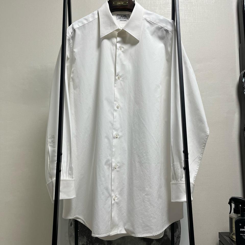 정품 42) 에르메스 코튼 드레스 셔츠 100~105