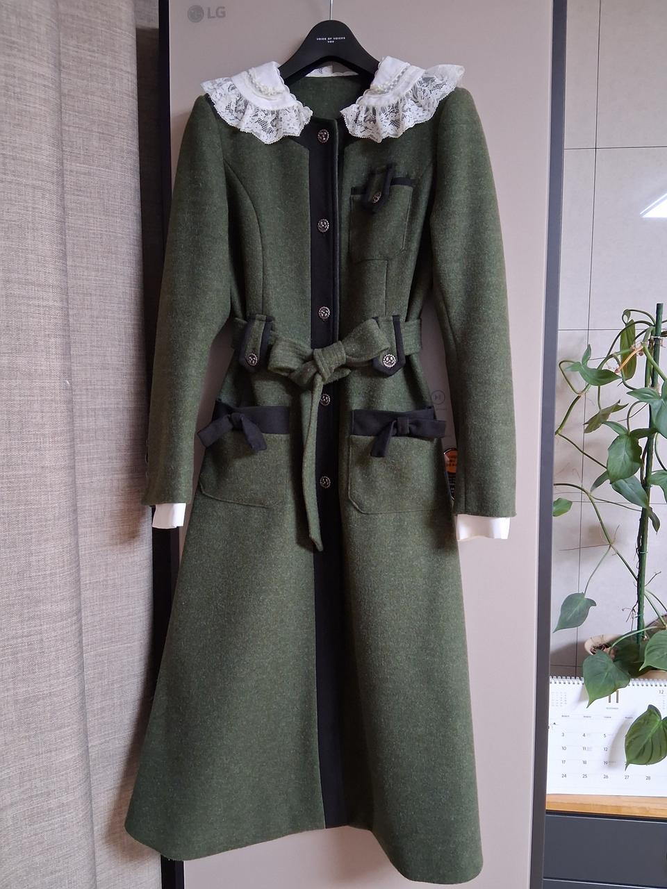 레이스배색 러블리 원피스겸 코트