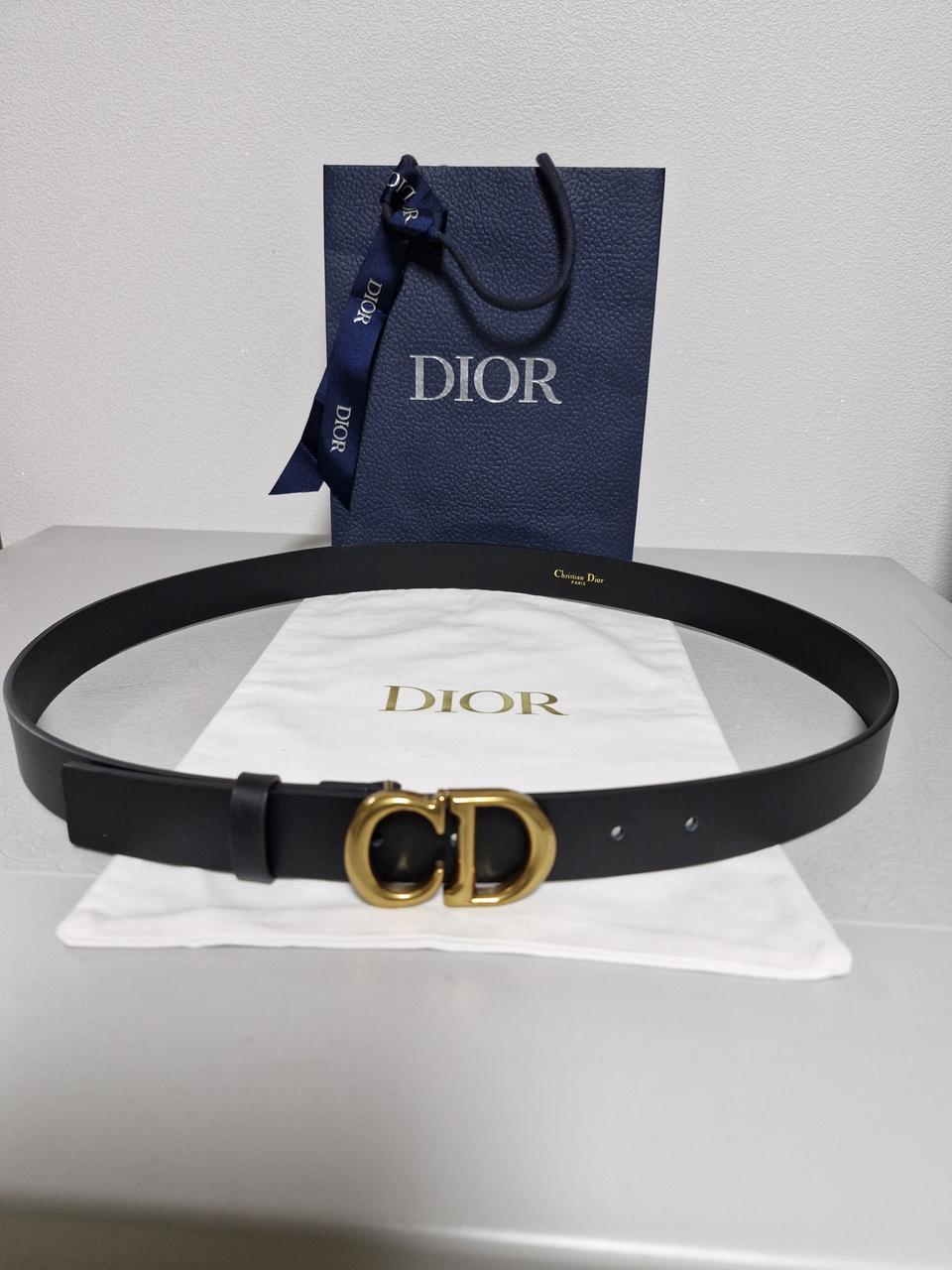 디올 금장 남성 가죽벨트 100