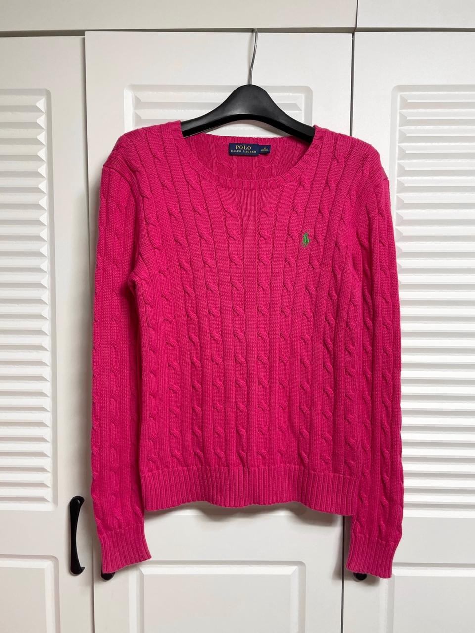 폴로 케이블 니트